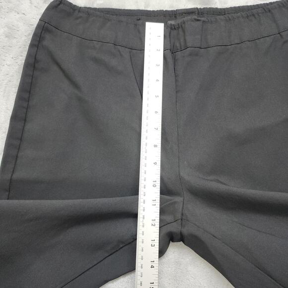 Who What Wear Pants Womens 16 Black High Rise Cropped Pull On Stretch Office - Picture 6 of 9